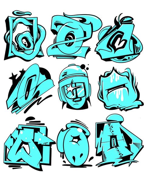 Mr.iös en Instagram: “Comment your favorite, 1-9!👇👇💧 ———————————————— #abc #o #alphabet #letters #lettering #typography #calligraphy #blue #sketch #write #type…” X Graffiti Letter, O Graffiti Letter, Graffiti Letter I, Graffiti O, Graffiti Alphabet Wildstyle, Blue Sketch, Graffiti Lettering Alphabet, Graffiti Art Letters, Graffiti Wildstyle