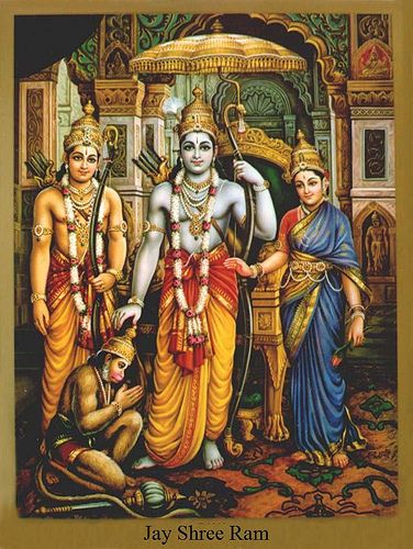 My favorite Rama-darbar painting. Ravivarma Paintings, Rama Lord, Lord Sri Rama, Raja Ravi Varma, Siya Ram, Ram Wallpaper, Hanuman Wallpapers, Rama Image, Hanuman Hd Wallpaper