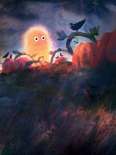 Brandon James, Spirit Ghost, Illustration Art Kids, James Scott, Ghost Light, Night Walk, Dark Energy, Childrens Illustrations, Children's Book Illustration