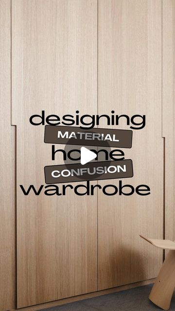 Furniture Factoree on Instagram: "Designing Wardrobes and Material Confusion?🤔  1. STRUCTURE: Use strong plywood for the carcass to ensure durability. For low humidity, choose BWR grade with at least 18mm thickness. For high humidity, opt for BWP grade 710 with a minimum thickness of 18mm.  2. SHUTTERS: For shutters with laminates or veneers, use block board with at least 18mm thickness. For finishes like PU, DUCO, or other paints, choose exterior grade MDF, which is lighter and stronger than regular MDF. This material also allows for versatile shutter designs such as louvers, flutes, or CNC cuts.  ✨Follow @furniturefactoree for more interior tips!  Wardrobe design, wardrobe shutters, wardrobe laminates, wood veneers, plywood, furniture material, material guide, home interiors, interior d Wardrobe Structure Design, Laminate Colours For Wardrobe, Laminate For Bedroom, Laminated Wardrobe Design, Wardrobe Exterior Design, Pu Wardrobe Design, Laminate Finish Wardrobe, Wardrobe Shutter Design In Laminate, Pu Finish Wardrobe Shutters