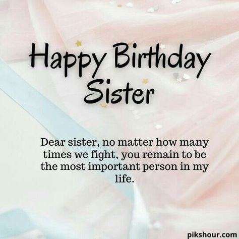 Happy Birthday Dear Sister Wishes, Sister Birthday Quotes Funny, Happy Birthday Wishes For Sister, Happy Birthday Little Sister, Sister Images, Happy Birthday Dear Sister, Birthday Messages For Sister, Birthday Greetings For Sister, Happy Birthday Wishes Sister