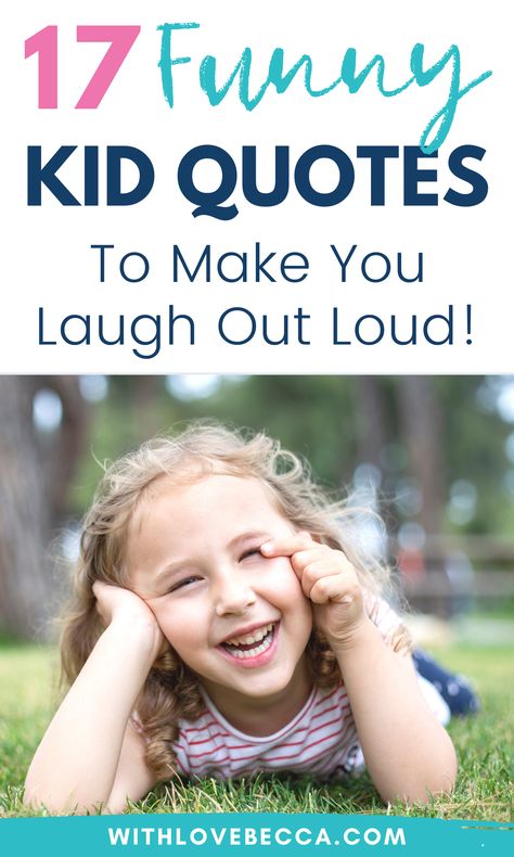 17 funny and hilarious kid quotes that you make you smile! Check out kid humor at it's finest with these funny things kids say. Moms, Dads... if you need some humor from the children in your life - this is for you! Read these hilarious quotes and memes from children here... mom humor, mom life, parenting laughs, quotes from kids to parents... Children Day Quotes Funny, Funny Children Quotes, Funny Quotes About Kids, Sick Kids Quotes, Funny Kid Quotes, Laughs Quotes, Funny Toddler Quotes, Funny Things Kids Say, Kid Quotes