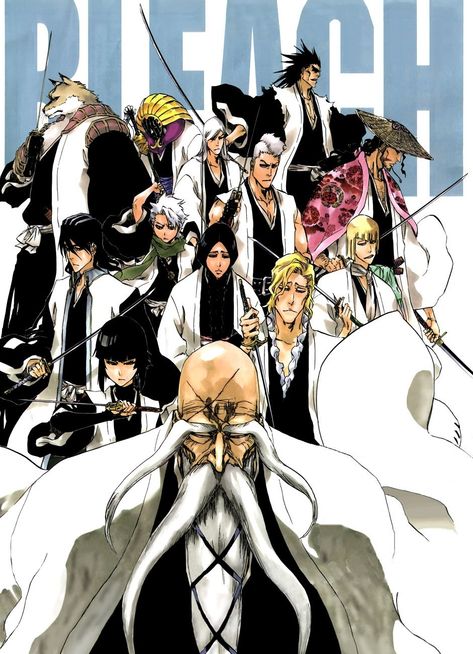 Bleach Captains, Gotei 13, Ichigo Manga, Hd Gif, Kuchiki Byakuya, Fanart Wallpaper, Byakuya Kuchiki, Bleach Fanart, Anime Bleach