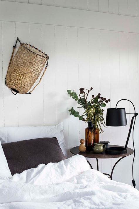 Australian Country Style, Pinstripe Bedding, Cozy Cottage Bedroom, Country Style Magazine, Dublin House, Australian Country, Sea Change, Boho Interior Design, Homes To Love