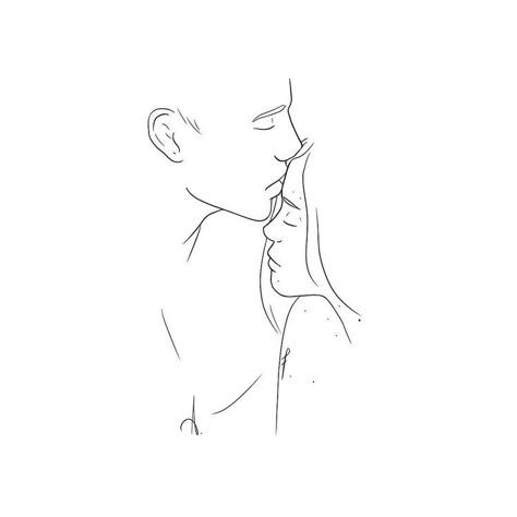 Minimalist Drawing, Artist Sketches, Contour Drawing, Outline Art, Pencil Art Drawings, Couple Drawings, Love Drawings, Line Art Drawings, Draw Drawing