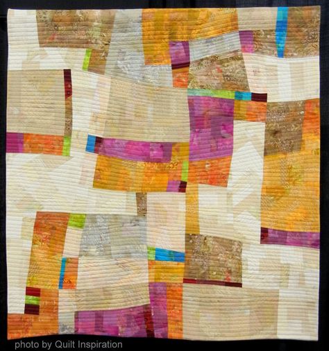 Quilt Inspiration: August 2014 Map Quilt, Improv Quilting, Abstract Quilt, Quilt Modernen, Strip Quilts, Contemporary Quilts, Modern Quilt, Wall Quilts, Scrappy Quilts