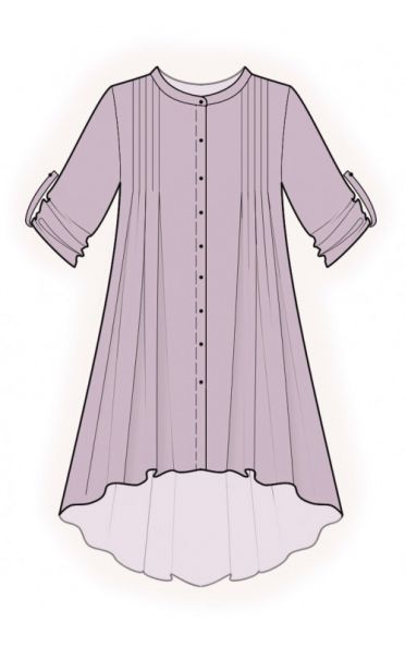 Tunic Dress Patterns, Croquis Fashion, Linen Style Fashion, Digital Dress, Long Shirt Women, Tuck Dress, Tunic Sewing Patterns, Coat Pattern Sewing, Dress Illustration