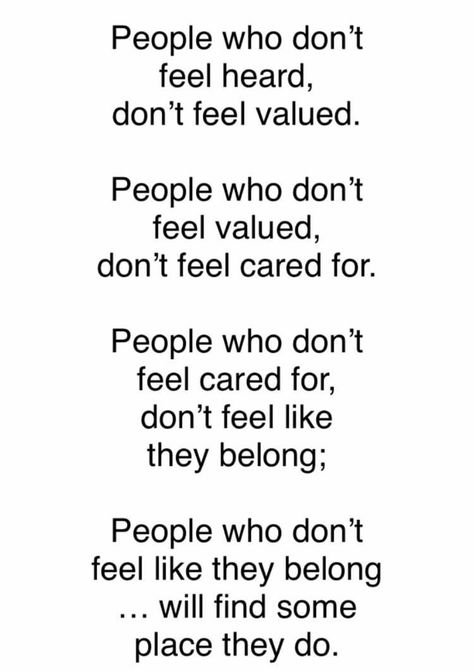 Seen Heard And Valued, Not Being Valued Relationships, Quotes About Not Feeling Heard, Not Heard Quotes Relationships, Not Being Valued At Work Quotes, When You Dont Feel Valued, Unsupportive People Quotes, Feeling Unimportant Quotes Relationships, Not Feeling Heard Relationships