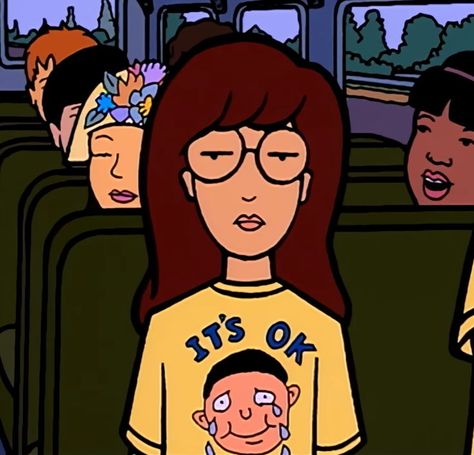 Daria Profile Pictures, Literally Me Characters Icon, Daria Core, Daria Cartoon, Daria Pfp, Daria Aesthetic, Daria Characters, Daria Show, Daria Tv Show