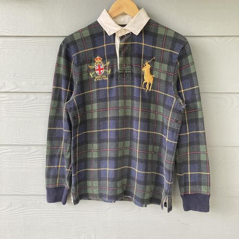 TAG BRAND : Polo by Ralph Lauren  SIZE ON TAG : ... - Depop Polo Ralph Lauren Outfits, Turtle Neck Sweatshirt, Crewneck Streetwear, Team Green, Ralph Lauren Fall, Polo Team, Street Fashion Men Streetwear, Public Holiday, Grey Crewneck