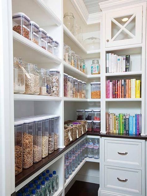 Walk In Pantry Ideas, Organization Pantry, Perfect Pantry, Organized Pantry, Perfectly Organized, Small Pantry, Kitchen Pantry Design, Diy Kitchen Storage, Upright Freezer