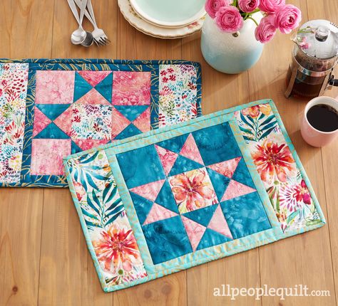 Placemat Patterns, Quilted Placemat Patterns, Quilted Placemat, Table Place Mats, Quilted Placemats, Quilted Table Runners Patterns, Place Mats Quilted, Placemats Patterns, Table Runner And Placemats