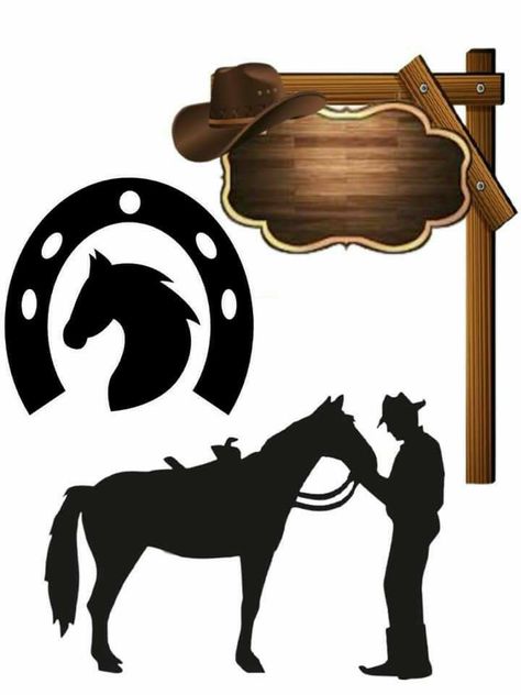 Cowboy Cake Topper Printable, Bolo Country, Western Cake Toppers, Western Birthday Cakes, Cowboy Birthday Cakes, Car Cake Tutorial, Horse Cake Toppers, Wild West Birthday, Cowboy Cakes