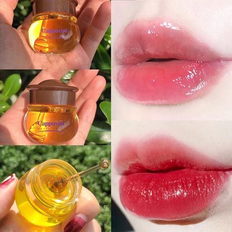 Cappuvini lip mask Lip Blam Aesthetic, Lips Mask, Wet Lips, Cells Activity, Lip Primer, Gloss Labial, How To Apply Lipstick, Fancy Makeup, Skin Care Kit