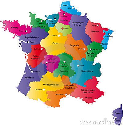 Map of France by Indos82, via Dreamstime - http://www.dreamstime.com/royalty-free-stock-image-map-france-image6085946 Map Of France, Regions Of France, Belgium Germany, Weather Map, Belgium Travel, Paris Map, Italy Map, France Map, Relief Map