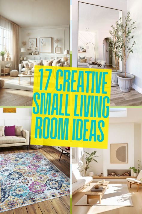 Discover smart small living room ideas to transform a tiny space into a cozy, stylish retreat. From multifunctional furniture and mirrors for depth to layering textures and choosing the right color palette, these 17 tips will make your small living room feel spacious and inviting. Perfect for anyone looking to maximize every inch without sacrificing style. Dive in for creative ways to enhance light, add storage, and make your small living room a functional haven. Design For Small House, Living Room Zones, Colourful Armchairs, Narrow Living Room, Foldable Furniture, Add Storage, Small Living Room Ideas, Monochromatic Palette, Tiny Space