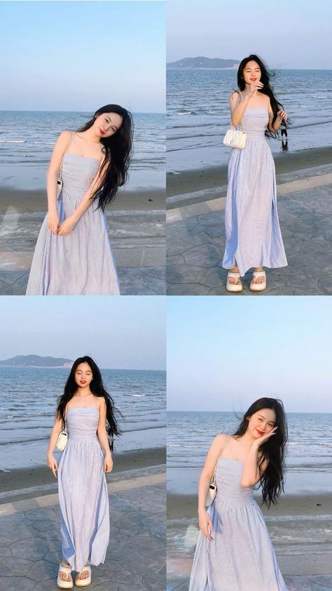 Beach Dress Photoshoot, Modest Girly Outfits, Beach Photo Inspiration, Best Poses For Photography, Fashion Top Outfits, Photography Posing Guide, Stylish Photo Pose, Photo Pose Style, Quick Outfits