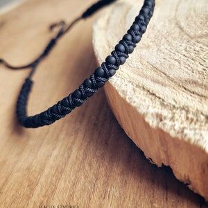 Black Macrame Bracelet, Macrame Weave, Black Macrame, Rose Gold Beads, Seed Bead Bracelet, Men Bracelet, Macrame Bracelet, Minimalist Bracelet, Unique Bracelets