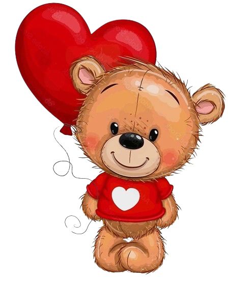 Valentine Hearts Art, Bear Clip Art, Teddy Bear Clipart, Grizzly Bears, Teddy Bear Pictures, Bear Clipart, Grandma Mug, Birthday Clipart, Love You Images