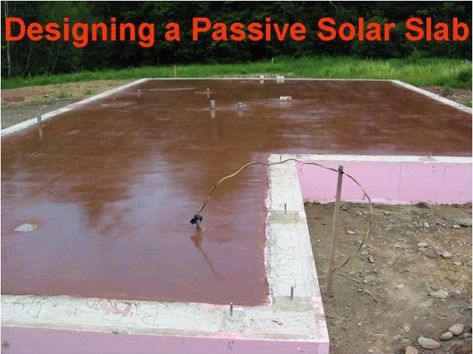 Home Solar Power System, Plant Advice, Uses Of Solar Energy, Energy Facts, Solar Home, Passive Solar Homes, Building Foundation, Solar Energy Diy, Thermal Mass