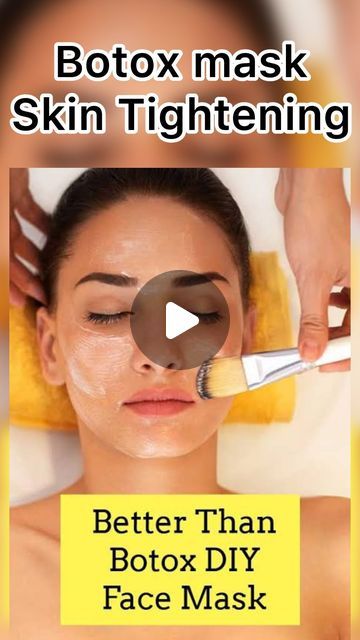 Face Tightening Mask, Diy Botox, Skin Tightening Face Mask, Tightening Face Mask, Homemade Face Pack, For Skin Tightening, Tighten Facial Skin, Skin Tightening Cream, Skin Tightening Treatments