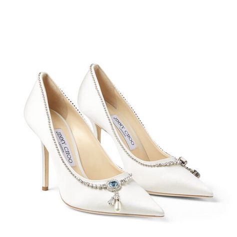 Jimmy Choo Wedding Shoes, Gianmarco Lorenzi, Jimmy Choo Pumps, Dr Shoes, Manolo Blahnik Heels, Jimmy Choo Heels, Satin Pumps, Roger Vivier, Sarah Jessica Parker