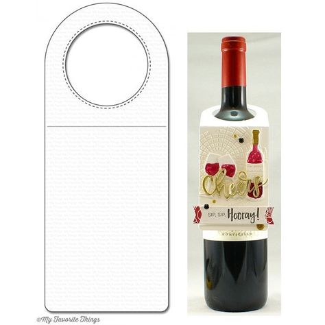 Wine Table Display, Wine Bottle Gift Tags, Bottle Gift Tags, Cards Tutorial, Silhouette Cameo 4, Wine Bottle Tags, Bed Photos, Toasting Glasses, Wine Bottle Gift