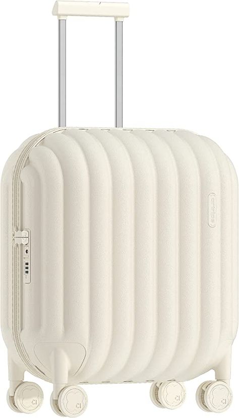 Luggage Aesthetic, Lightweight Carry On Luggage, Bread Design, Cute Suitcases, Cute Luggage, Lightweight Suitcase, Lightweight Luggage, Aesthetic Bags, Hardside Luggage