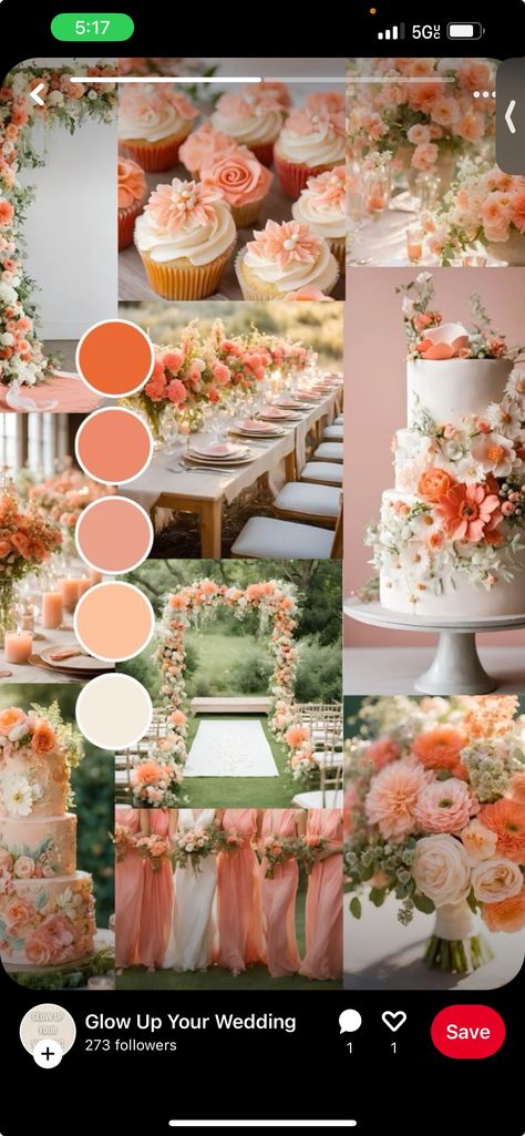 Coral Wedding Colors, Tan Wedding, Coral Wedding, Wedding Colors, Wedding Planning, Wedding Ideas, Coral, Color, Wedding Colours