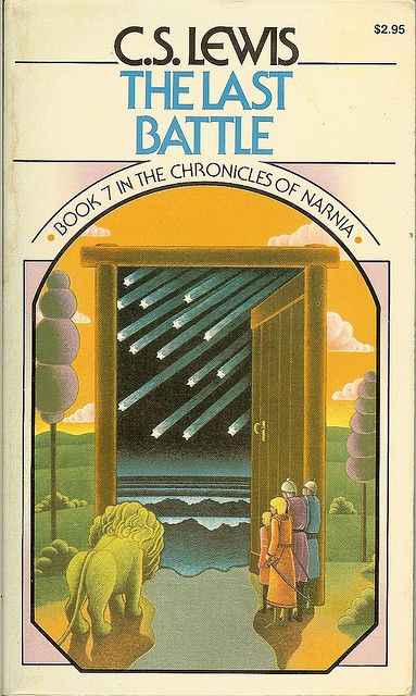 The Last Battle. I finally finished The Chronicles of Narnia. I loved the portrayal of heaven in it. The Last Battle, Chronicles Of Narnia Books, The Chronicles Of Narnia, Last Battle, Book Works, Vintage Book Covers, C S Lewis, Cs Lewis, Chronicles Of Narnia