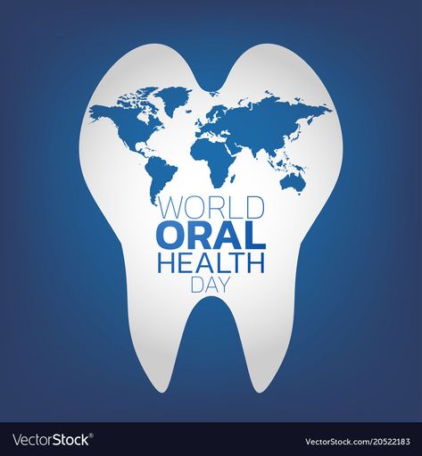 World Oral Health Day, Healthy Mouth, Day Logo, Logo Design Health, Logo Icon Design, Health Day, Health Logo, Logo Icon, March 20