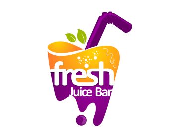 Juice Bar Logo, Fresh Juice Bar, Juice Bar Design, Fruit Logo Design, Juice Logo, Logo Packaging Design, Fruit Logo, Juice Branding, To Do Planner