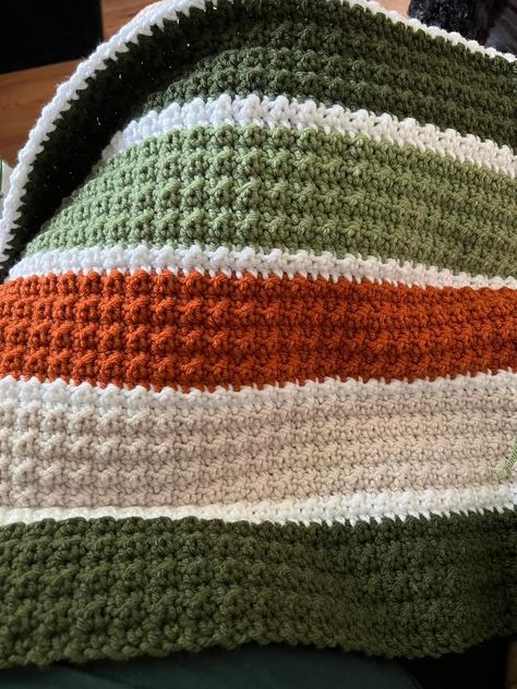 Plaid Haken, Afgans Crochet, Fall Crochet Blanket, Crochet Block Stitch, Crocheted Blankets, Chunky Crochet Blanket, Crochet Needlework, Crochet Blanket Designs, Baby Blanket Knitting Pattern