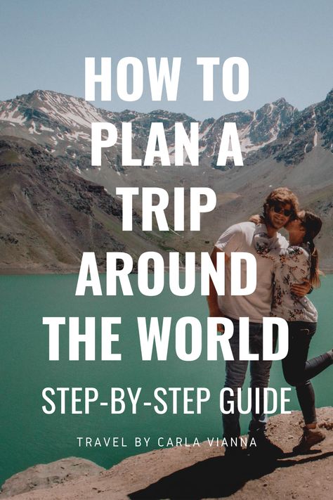 Dreaming of traveling the world? I'm here to help you plan the around the world trip of your dreams. In this guide, I break down the trip-planning process into 7 steps. This is everything you need to know to begin planning your own backpacking trip around the world, including tips on how to build an itinerary, what tp bring and how to save up enough money to travel full-time. #rtwtravel #tripplanner Round The World Trip, Trip Planner, Plan A Trip, Slow Travel, Bucket Lists, Planning A Trip, Round The World, Backpacking Travel, World Travel