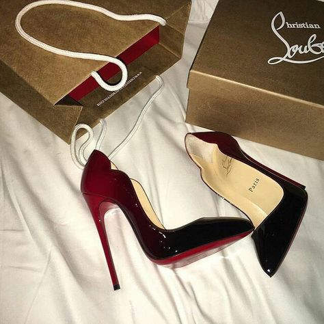 Prom Inspo, Shoes Heels Classy, Red Louboutin, Louboutin Heels, Heels Classy, Fancy Shoes, Black Heel Boots, Girly Shoes, 25th Birthday