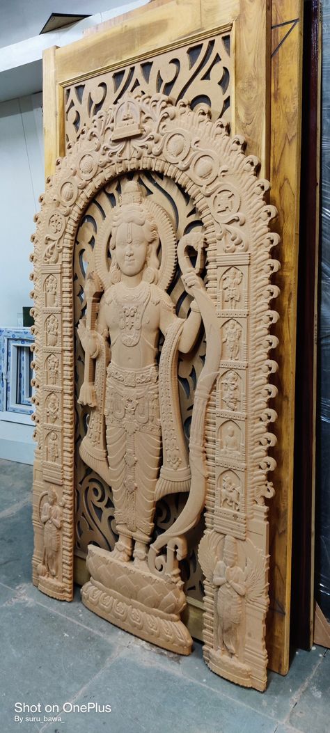 Shree ram lalla  wooden carving 
3d cnc jay shree ram 3d Cnc Design, Cnc Wood Carving, Wooden Carving, Jay Shree Ram, 3d Cnc, Wood Carving Designs, Cnc Wood, Cnc Design, Shree Ram