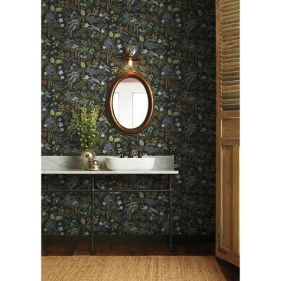 60.75 sq. ft. Juniper Forest Wallpaper Floral Pattern Design, York Wallcoverings, Wallpaper Rolls, Forest Wallpaper, Paper Wallpaper, Designers Guild, Wallpaper Paste, Wallpaper Samples, Wallpaper Roll