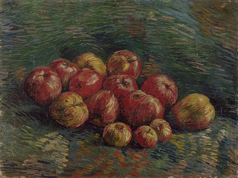 1887 Apples - Van Gogh Museum Van Gogh Still Life, Vincent Willem Van Gogh, Still Life With Apples, Google Art Project, Vincent Van Gogh Art, Arte Van Gogh, Van Gogh Museum, Art Van, Van Gogh Paintings