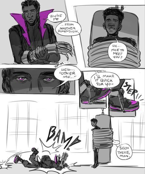 Across The Spider Verse Miles, Spider Verse Miles Morales, Lainey Molnar, Spider Verse Miles, Relatable Illustrations, Spiderman Funny, All Spiderman, Spider Punk, Miles Spiderman