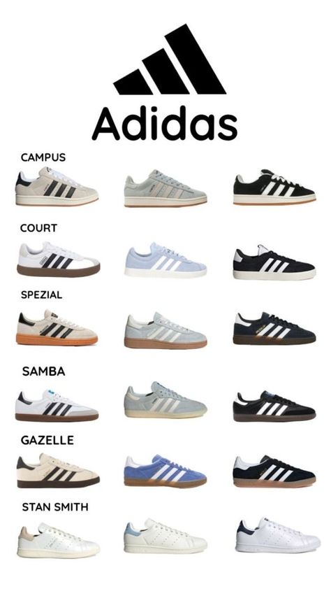 Aesthetic Shoes For School, Back To School Shoes 2024-2025, Back To School Shoes 2024, Outfits With Adidas Shoes, Stockholm Style Shoes, Adidas Shoes Aesthetic, Clean White Leather Shoes, Popular Adidas Shoes, Adidas Shoes Gazelle