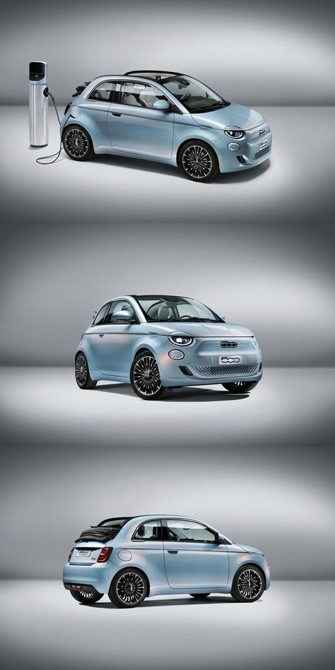 Fiat 500 2022, Fiat 500 Cabrio, Fiat 500e, New Fiat, Super Sport Cars, Make Waves, City Car, Hybrid Car, Gasoline Engine