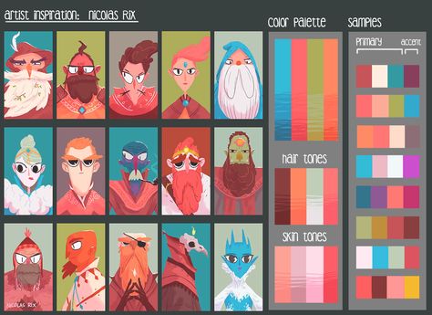 Character Design Palette, Color Pallet Character Design, Colour Palette For Character Design, Color Palette For Character Design, Color Palette Character Design, Wizard Color Palette, Game Color Palette, Graphic Design Schedule, Illustration Reference