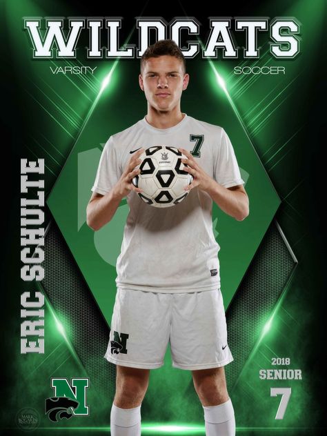 Senior Banners — Welcomemarkbogarinphoto.com Senior Sports Banners Soccer, Soccer Senior Banner, Soccer Senior Banner Poses, Senior Sports Banners, Athletic Photos, High School Sports Photography, Athlete Poster, Soccer Senior Pictures, Food And Beverage Photography