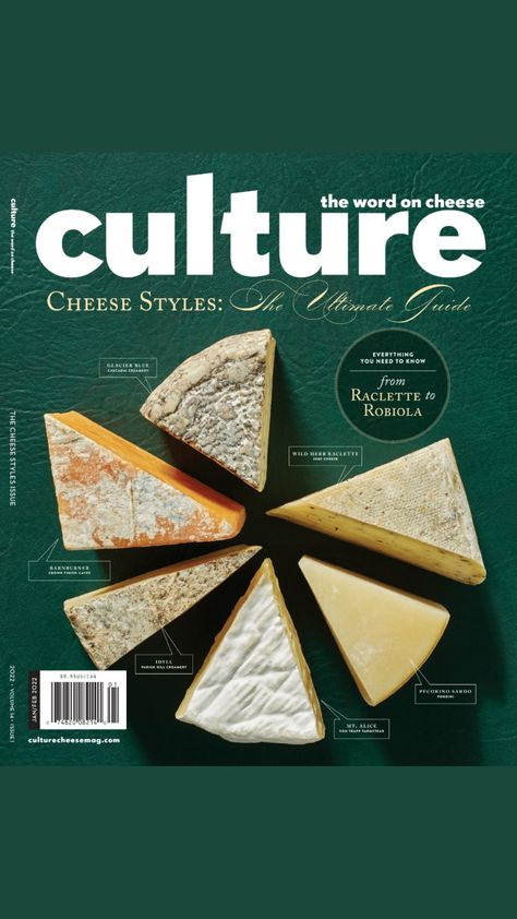 Packed with exclusive, insider information from some of the best cheese writers in the business, culture's Cheese Styles: The Ultimate Guide is the ideal resource for your exploration of cheese. Order your copy today! Cheese Branding, Cheese Advertising, Cheese Poster, Cheese Design, Cheese Brands, Cheddar Cheese Soup, Cheese Cultures, Best Cheese, Cheese Soup