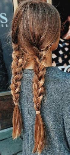 Loose Braid Hairstyles, Double Braids, Hair Puff, Long Box Braids, Looks Country, Double Braid, Pigtail Braids, Two Braids, Box Braids Styling