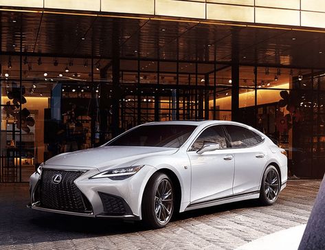 Review of the Lexus LS 500 F Sport. Lexus Ls500 F Sport, Lexus Ls 500 F Sport, Lexus Ls 500, Lexus Sedan, Lexus Ls500, Car List, Bmw Black, Cars Wallpapers, Lexus Ls