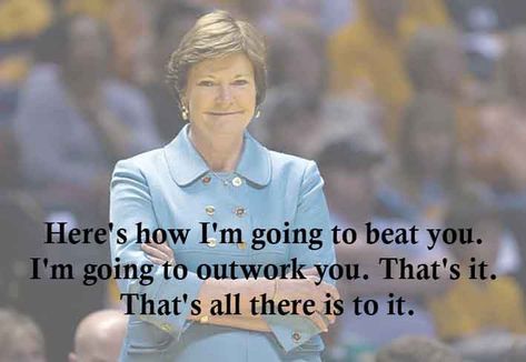 Pat Summitt Quotes, Bball Quotes, Boys Basketball Room, Lady Vols Basketball, Athletic Inspiration, Funny Southern Sayings, Pat Summitt, Quotes For Shirts, Basketball Room