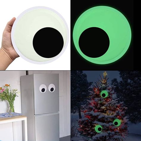 Giant Glow-in-the-Dark Googly Eyes Dark Beach, Google Eyes, Ping Pong Balls, What To Use, Googly Eyes, Beach Ball, Dark Eyes, Glow In The Dark, In The Dark