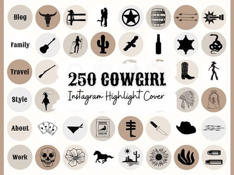 - perfect for your stylish feed! #boho #cowgirl #neutral #instagram #highlight Western Instagram Highlight Covers, Cowgirl Branding, Cowgirl Instagram, Boho Instagram, Cute Text Quotes, Insta Highlights, Highlights Cover, Instagram Highlight Cover, Boho Cowgirl