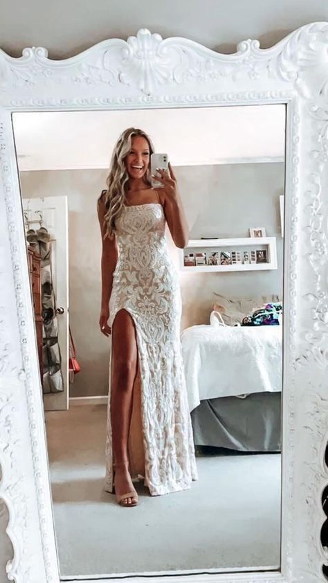 Simple White Prom Dress, Simple Prom Dress Modest, Prom Dress Modest, White Prom, Dress Modest, Spaghetti Strap Prom Dress, Simple Prom Dress, White Prom Dress, Prom Dresses Modest